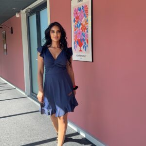 Hana 2 piece blue